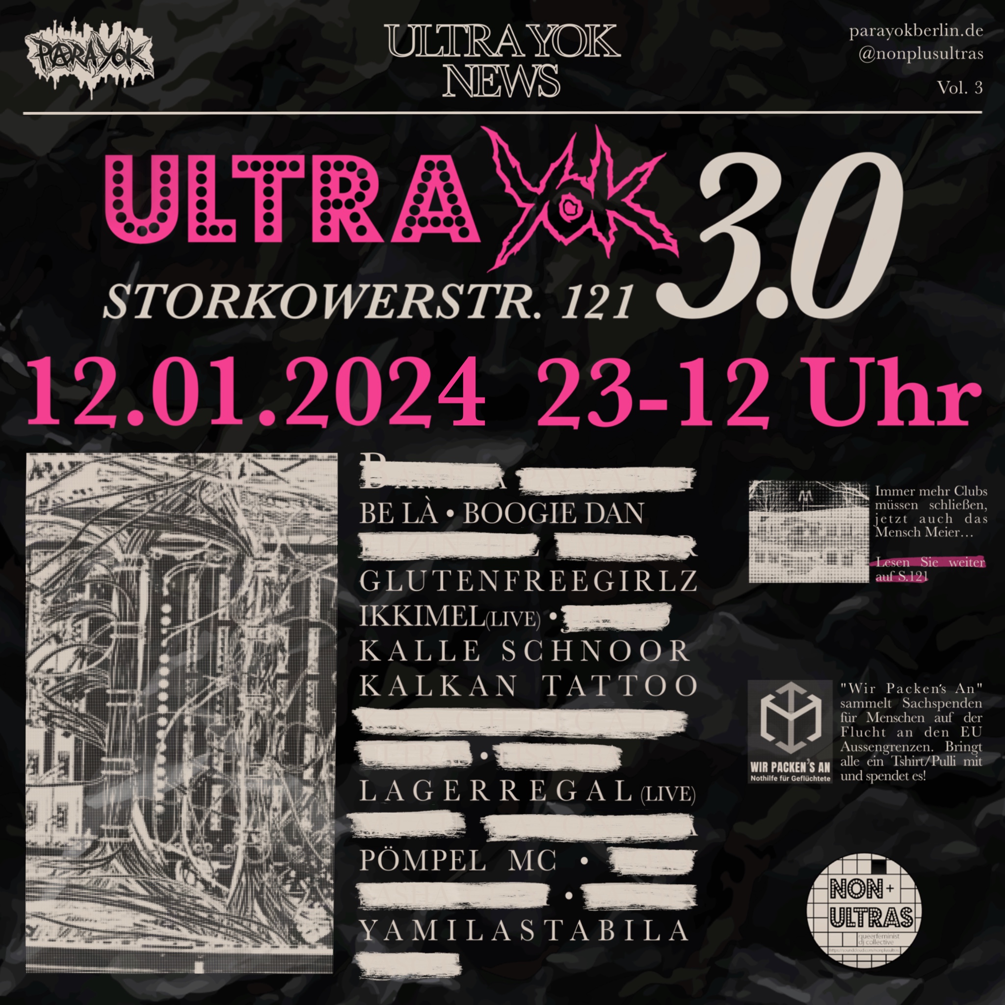 Ultra Yok 3.0 // 1/2 Line Up Reveal